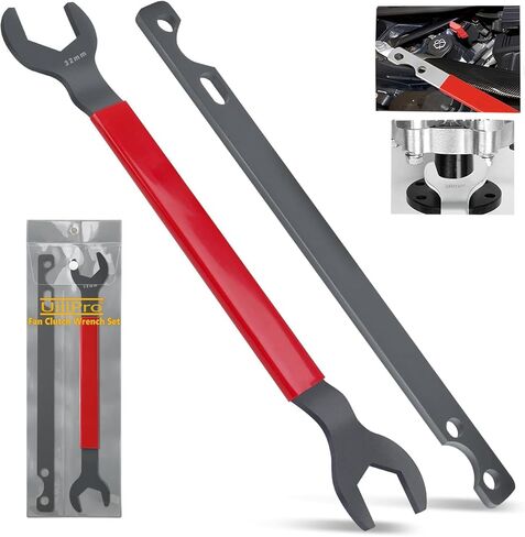Fan Clutch Removal Tool kit,32mm Wrench & 36mm Clutch Fan Tool Wrench,Water Pump Pulley Holder Removal Tool for BMW, Ford, GM, Dodge,Chevrolet,Jeep Fan Clutch Removal Tool,Water Pump Holder in Saudi Arabia