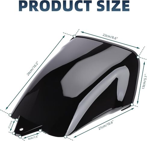 Rear Seat Cowls Cover for Harley Touring CVO Road Glide ST FLTRXSTSE/CVO Street Glide FLHXSE 2024 2025, Passenger Pillion Solo Seat Cowl ABS Plastic (Gloss Black) in Saudi Arabia
