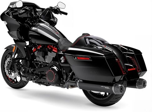 Rear Seat Cowls Cover for Harley Touring CVO Road Glide ST FLTRXSTSE/CVO Street Glide FLHXSE 2024 2025, Passenger Pillion Solo Seat Cowl ABS Plastic (Gloss Black) in Saudi Arabia