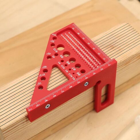 Triangle Measuring Tool with Build in Alignment Pin for Professional Woodworking and DIYer Crafting Detailed Projects Carpentry Triangle Ruler with Dowel Pin in Saudi Arabia