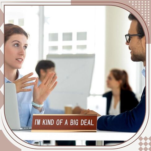 Weysat Funny Desk Signs for Office-Chaos Coordinator-Fun Office Accessories Novelty Nameplate Decor for Women Men Coworker Gift Home Supply Accessories 8 x 2.4in in Saudi Arabia