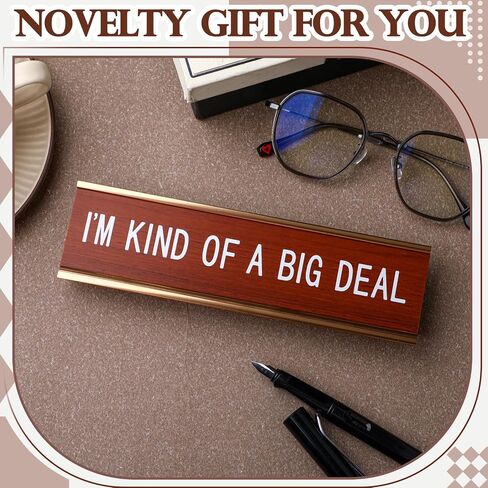 Weysat Funny Desk Signs for Office-Chaos Coordinator-Fun Office Accessories Novelty Nameplate Decor for Women Men Coworker Gift Home Supply Accessories 8 x 2.4in in Saudi Arabia