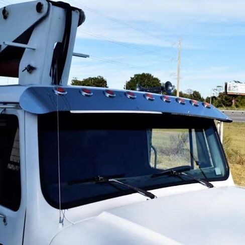 AMS1029 10 Inches Drop Visor Fits International Models 8100 Series 4300 4700 4900 and Other 4000 Series in Saudi Arabia
