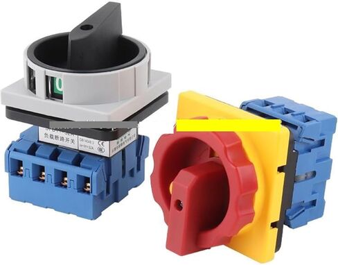 1pcs SFD11 SFD11-25A 32A 40A 63A 80A 100A Cam Switch Changeover Switch Rotary Switch Load Break Power Off Cut LW30-32(Black Knob,4P,40A) in Kuwait