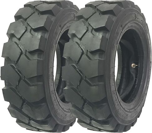 Set of 2 New Zeemax HD 28x9-15 8.15-15 /14TT Forklift Tires w/Tube & Flap & Rim Guard in Saudi Arabia