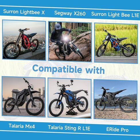 80/100-19 إطار الدراجة الترابية و 2.75/3.00-19 استبدال الأنبوب الداخلي ل Srron Light Bee X L1e Sur Ron Ultrabee Electric Dirt Bike Segway X260 Talaria Sting MX 8000W 60V 40AH Pro E-pike in Kuwait