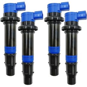 Racing Performance EFI Motorcycle Ignition Coil Packs Set Of 4 Compatible With Yamaha FZ1 FZS1 Vmax 1700 YZF-R1 YZF-R6 YZF-R6S MT-07 1WS R1 YZF-R1 FZ8 R6 RJ15 Bj Engine Replacement for F6T558 in Kuwait
