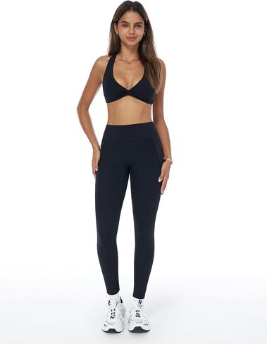 ABOCIW Workout Sets for Women Twist Front Halter Sports Bras High Waist Legging 2 Piece Exercise Gym Yoga Outfit in Kuwait