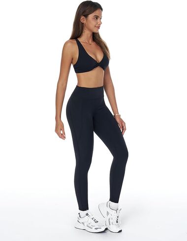 ABOCIW Workout Sets for Women Twist Front Halter Sports Bras High Waist Legging 2 Piece Exercise Gym Yoga Outfit in Kuwait