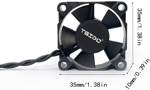2Pack YSIDO RC Motor Cooling Fan Heatsink 3010 3510 4010 Cooler DC 5-8.4V Compatible with HSP HPI Wltoys Himoto Tamiya Redcat 1/10 1/8 RC Car Truck Boat 3650 540 550 4268 4274 Motor (2pcs 3010 Fan) in Saudi Arabia