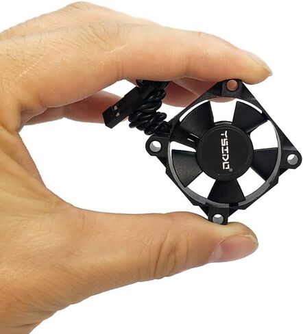 2Pack YSIDO RC Motor Cooling Fan Heatsink 3010 3510 4010 Cooler DC 5-8.4V Compatible with HSP HPI Wltoys Himoto Tamiya Redcat 1/10 1/8 RC Car Truck Boat 3650 540 550 4268 4274 Motor (2pcs 3010 Fan) in Saudi Arabia