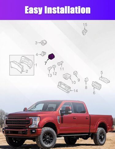 مستشعر ضغط الوقود BC3Z-9S599-C مناسب لمركبة الديزل 2011-2016 Ford F250 F350 F450 F550 Super Duty 6.7L، استبدل BC3Q-9S599-BA، BC3Q-9S599-AB، BC3Q-9S599-AC، BC3Z-9S599B، BC3Z-9S599A in Kuwait