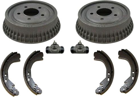 Rear Brake Drums & Shoes Springs 6pc for Chevy for Olds for Pontiac for Grand 1999-2005 in Saudi Arabia