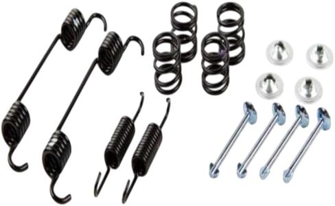 KarParts360 For Chevy Colorado 2015-2022 Parking Brake Hold Down And Return Spring Rear | With Cups And Pins | Replacement For 23261452 in Kuwait