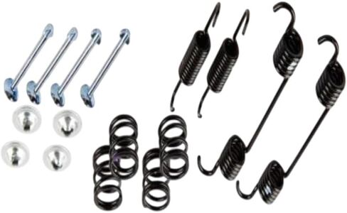 KarParts360 For Chevy Colorado 2015-2022 Parking Brake Hold Down And Return Spring Rear | With Cups And Pins | Replacement For 23261452 in Kuwait