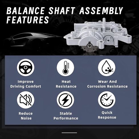 13620-0V021 مجموعة عمود توازن المحرك متوافقة مع 2009-2019 Toyota Camry/RAV4/Avalon/Highlander 2.5L 2.7L - يستبدل 13620-36010 13620-36011 13620-36020 in Saudi Arabia
