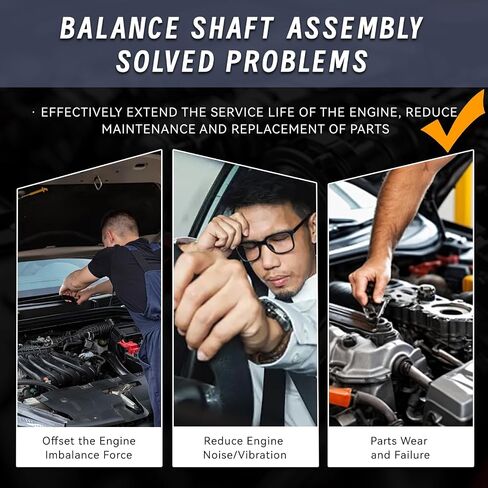 13620-0V021 مجموعة عمود توازن المحرك متوافقة مع 2009-2019 Toyota Camry/RAV4/Avalon/Highlander 2.5L 2.7L - يستبدل 13620-36010 13620-36011 13620-36020 in Saudi Arabia