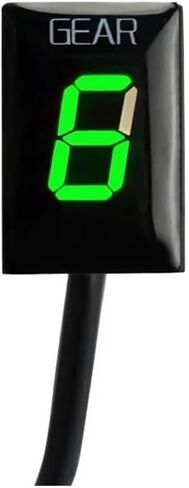 Digital Shift Gauge for Fzs1000 for YZF for R1 for Mt03 for MT 01 for XJR400 for Fjr1300 for Xt660 Motorcycle Gear Indicator Display(Red) in Kuwait