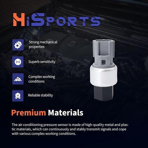 مفتاح دورة القابض HiSport A/C - متوافق مع دودج B1500 داكوتا نيون رامتشارجر جيب شيروكي جراند شيروكي كرايسلر بي تي كروزر يستبدل SW 11097C in Saudi Arabia