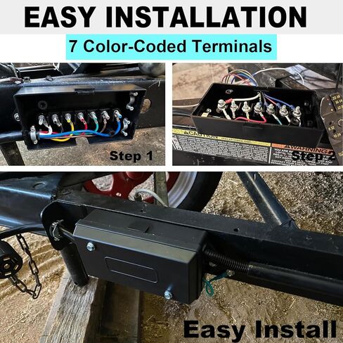 صندوق توصيل المقطورة ذو 7 اتجاهات، موصل أسلاك المقطورة شديد التحمل، صندوق توصيل كهربائي مقاوم للطقس لإعادة توصيل أسلاك التخييم والقوافل RV، صندوق وصلات 7 عصابة in Kuwait