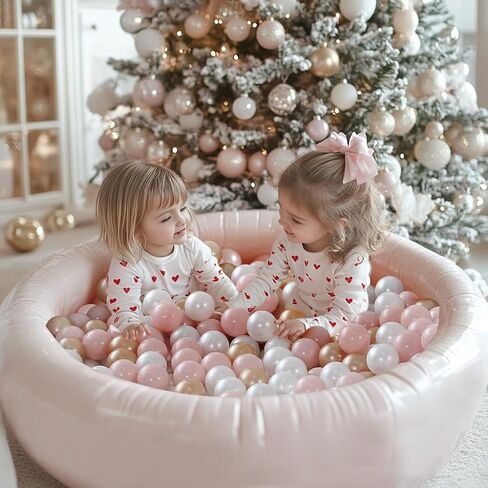TRENDPLAY Plastic Balls for Ball Pits 2.2 Inch, Pack of 50 100 200 500 Hollow Balls, Perfect for Toddler Baby Pools,Party,Festival Decoration in Saudi Arabia