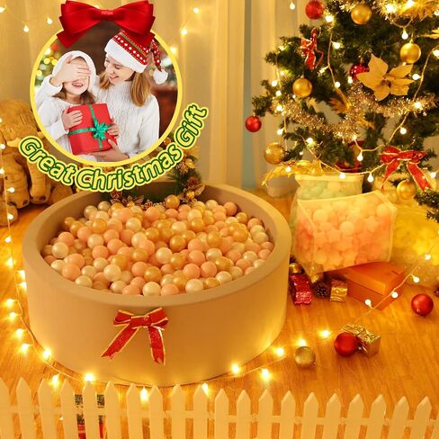 TRENDPLAY Plastic Balls for Ball Pits 2.2 Inch, Pack of 50 100 200 500 Hollow Balls, Perfect for Toddler Baby Pools,Party,Festival Decoration in Saudi Arabia