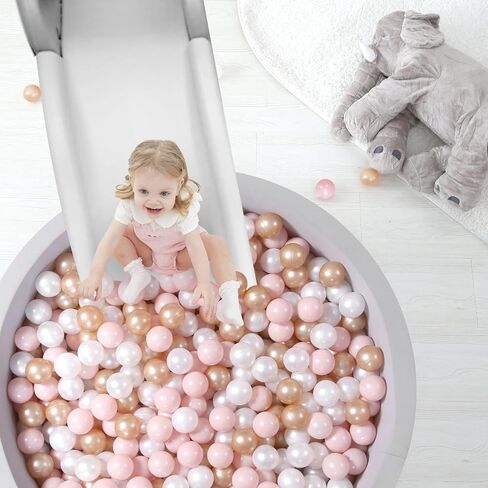 TRENDPLAY Plastic Balls for Ball Pits 2.2 Inch, Pack of 50 100 200 500 Hollow Balls, Perfect for Toddler Baby Pools,Party,Festival Decoration in Saudi Arabia