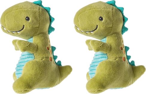 Mary Meyer Pebblesaurus Soft Toy Baby Rattle, 13-Centimetres, Green Dino in Kuwait