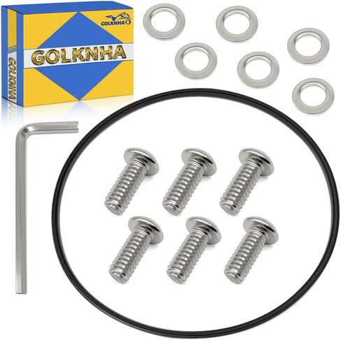 6 PCS-304 Stainless Steel Replacement Derby Cover Screw Bolt Kit for Sportster 883 1200, Iron Roadster Seventy Forty Eight OEM #25463-94A 943 in Saudi Arabia