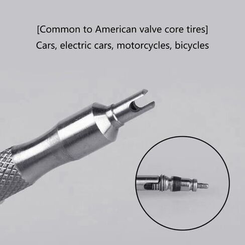 Tire Valve Core Stems Remover Screwdriver Keychain Auto Truck Bicycle Wheel Repair Tool Dual Use Car Accessories Tire Remover in Saudi Arabia