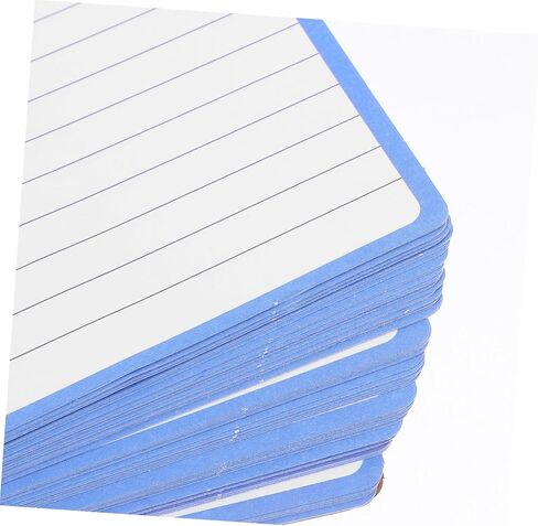 Operitacx 6Pcs Lined Index Cards with Ring Kraft Flashcards for Study Office School Use Ample Writing Space Surface Easy Organization for Learning in Saudi Arabia