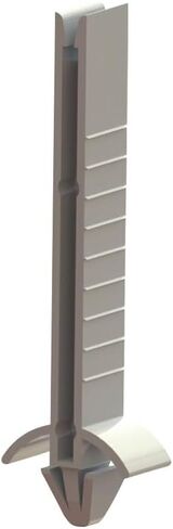 Essentra, LCBG-1-01, Vertical Card Guide - Natural - Height 22.4 mm (0.880 in) (100 Item/s) in Saudi Arabia