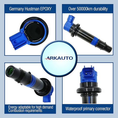 Racing Performance EFI Motorcycle Ignition Coil Packs Set Of 4 Compatible With Yamaha FZ1 FZS1 Vmax 1700 YZF-R1 YZF-R6 YZF-R6S MT-07 1WS R1 YZF-R1 FZ8 R6 RJ15 Bj Engine Replacement for F6T558 in Kuwait