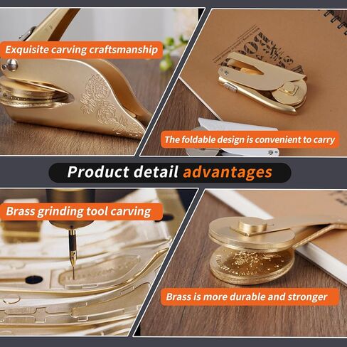 Personalized Book Embosser,Custom from The Library of Book Stamp,Library Embosser,Ex Libris Book Lover Gift in Kuwait