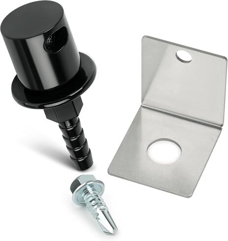 Remote Mount Fuel Tank Vent Valve Kit, 5/16" Barb Rollover Check Valve with Bracket, Detachable Vent Line Replacement, Compatible with 19-174 Upgrade – White in Saudi Arabia