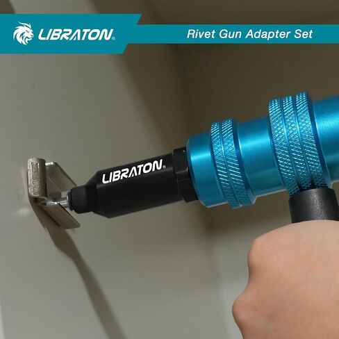 Libraton Prowt Pun Adapter ، محول مسدس البرشام للتدريبات الكهربائية ، مرفق الحفر البرشام ، لحفر الطاقة الكهربائية اللاسلكية ، مع مقبض ، معالجة سهلة للبرامج البوب ​​، 3/32 "1/8" 5/32 "3/16" in Kuwait