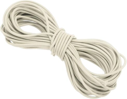 Bungee Cord Elastic Cord Heavy Stretch String Rope 3/32" 11 Yards(2.5mm x 10m) Beige for Crafting DIY Sewing Hook Straps Camping Tie Down Strap in Saudi Arabia