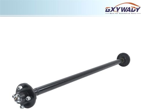 GXYWADY 2000 رطل 4 العروة - 4 بوصة محور المقطورة مع طقم مسمار U 52 بوصة محور الوجه 42 بوصة استبدال مركز الربيع لجميع المقطورات الخفيفة in Saudi Arabia