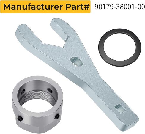 M MATI المحور الخلفي الجوز أداة مفتاح الربط 46 مللي متر و المحور الخلفي قفل الجوز مجموعة لياماها YFZ450R 2009-2024 YFZ450X 2010-2011 90179-38001-00 in Kuwait