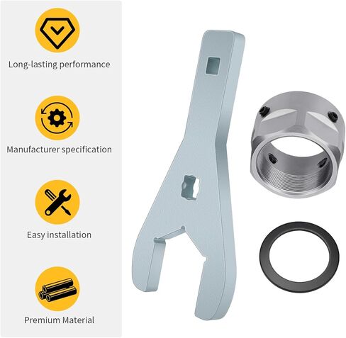 M MATI المحور الخلفي الجوز أداة مفتاح الربط 46 مللي متر و المحور الخلفي قفل الجوز مجموعة لياماها YFZ450R 2009-2024 YFZ450X 2010-2011 90179-38001-00 in Kuwait