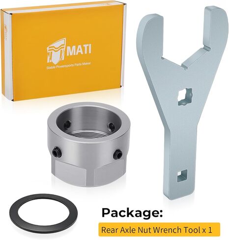 M MATI المحور الخلفي الجوز أداة مفتاح الربط 46 مللي متر و المحور الخلفي قفل الجوز مجموعة لياماها YFZ450R 2009-2024 YFZ450X 2010-2011 90179-38001-00 in Kuwait