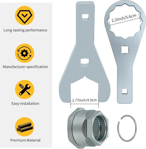 M MATI 45mm & 56mm Rear Axle Nut Wrench Tools & Axle Lock Nut Clip Bolt Jam Sleeve for Honda TRX250X TRX450R TRX450ER TRX400X TRX300X Sportrax 300 400 ATC250R ATC350X 1985-2014 90308-HB9-000 in Saudi Arabia