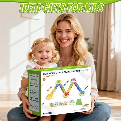 أحجار التوازن للأطفال، دورات العوائق، الألعاب الحسية للأطفال الصغار، أحجار القفز غير القابلة للانزلاق، ألعاب اللعب الداخلية والخارجية in Kuwait