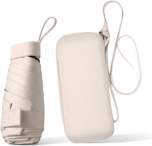 Travel Umbrella with Case Folding Compact Portable Rain & Sun Protection Pocket Umbrella for Women Men in Saudi Arabia