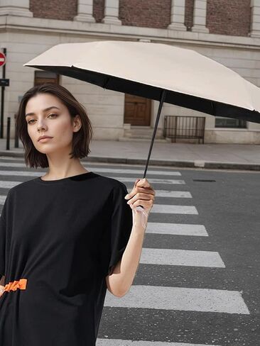 Travel Umbrella with Case Folding Compact Portable Rain & Sun Protection Pocket Umbrella for Women Men in Saudi Arabia
