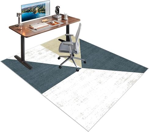 Gaming and Office Chair Mat for Hardwood Floors Non Slip Backing Floor Protectors 150 x 170 cm in Saudi Arabia