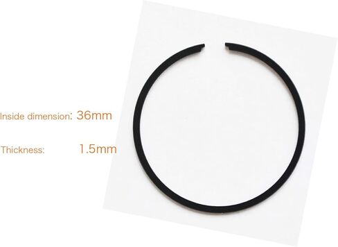 Piston Ring Set 36mm Dia. Fit for 36mm. Piston Size 2- Stroke 1/5 Remote Control Gasoline RC car Engine Parts. 29cc Power Replacement for Zenoah Rovan CY Engine Parts. in Saudi Arabia
