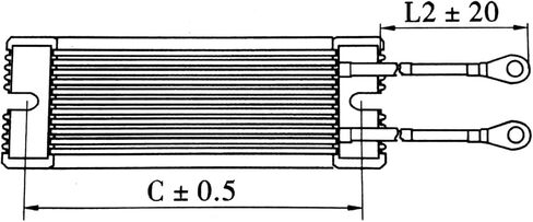 Inverter Braking Resistor 300W 100R Aluminum Housed Brake Resistance for 1.5KW AC220V Inverter in Saudi Arabia