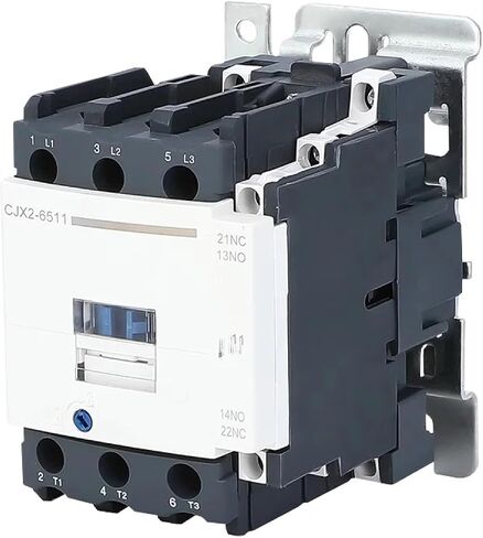 LC1-D40 موصل مغناطيسي AC صناعي، تصنيف 40 أمبير، 220 فولت/380 فولت، مرحل بدء تشغيل المحرك ثلاثي الطور مع تكوين 1NO 1NC، متوافق مع 50/60 هرتز (AC 110 فولت) in Kuwait
