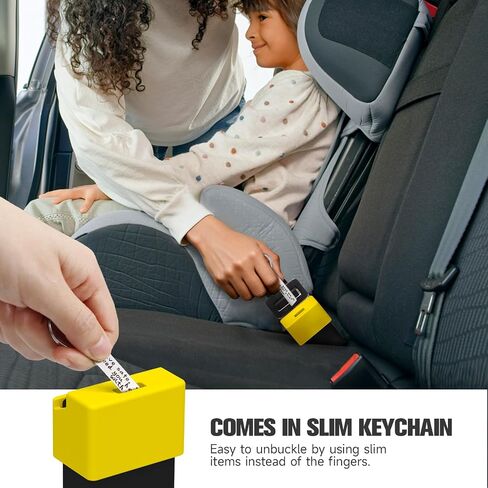 Morlike Silicone Seatbelt Secure Buckle Safety Cover Lock | Keep Children Safe in Car Seat and Prevent Kids from Accidentally Unbuckling | Buckle Guard Fits Almost Vehicles (red,2PACK) in Saudi Arabia